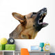 Angry German Shepard Dog Wall Decal