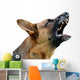 Angry German Shepard Dog Wall Decal