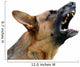 Angry German Shepard Dog Wall Decal