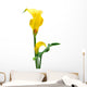 Yellow Zantedeschia White Wall Decal