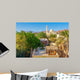 Mosque and Houses Foot Wall Decal
