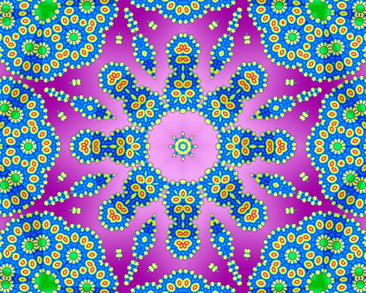 Psychedelic Kaleidoscope Wall Decal - WallMonkeys.com – Wallmonkeys