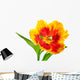 Yellow-red Spring Tulip Wall Decal