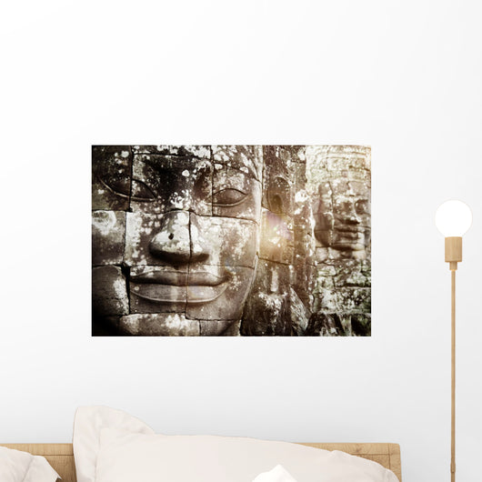 Buddha Faces Angkor Thom Wall Decal
