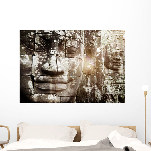 Buddha Faces Angkor Thom Wall Decal