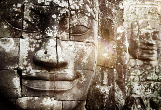 Buddha Faces Angkor Thom Wall Decal