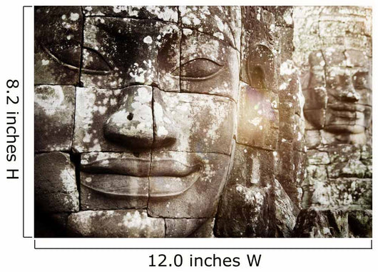 Buddha Faces Angkor Thom Wall Decal