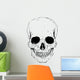Detailed Skull Image Wall Decal