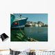 Fishing Cherbourg Port Wall Decal