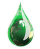 Water Droplet Green Hue Wall Decal