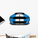 Blue Muscle Car Wall Decal