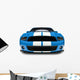Blue Muscle Car Wall Decal