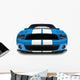 Blue Muscle Car Wall Decal