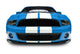 Blue Muscle Car Wall Decal