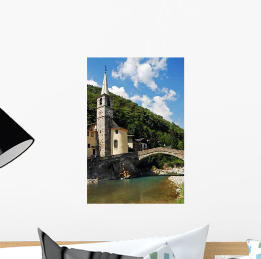 Paese Alpino Val D'aosta Wall Decal