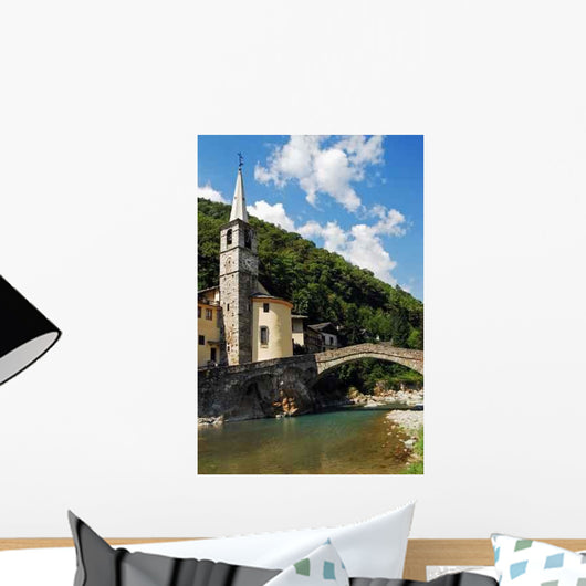 Paese Alpino Val D'aosta Wall Decal