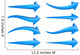 Set Blue 3D Arrows Wall Stickers Wall Decal