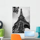 Eiffel Tower Black and Wall Decal