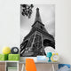 Eiffel Tower Black and Wall Decal
