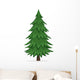 Cartoon Pine Tree Wall Decal