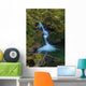 Waterfall in the Quinault State Park, Olympic Peninsula, Washington, USA Wall Mural