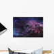 Purple Nebula and Cosmic Wall Decal