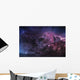 Purple Nebula and Cosmic Wall Decal