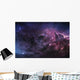 Purple Nebula and Cosmic Wall Decal