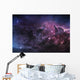 Purple Nebula and Cosmic Wall Decal