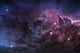 Purple Nebula and Cosmic Wall Decal