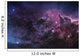 Purple Nebula and Cosmic Wall Decal