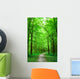 Green Nature Path Forest Wall Decal