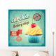 Cupcake Premium Quality Wall Decal