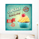 Cupcake Premium Quality Wall Decal