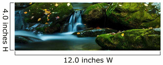 Smoky Mountain Stream with Wall Decal