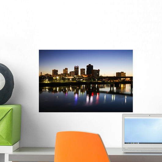 Blue Hour Little Rock Wall Decal