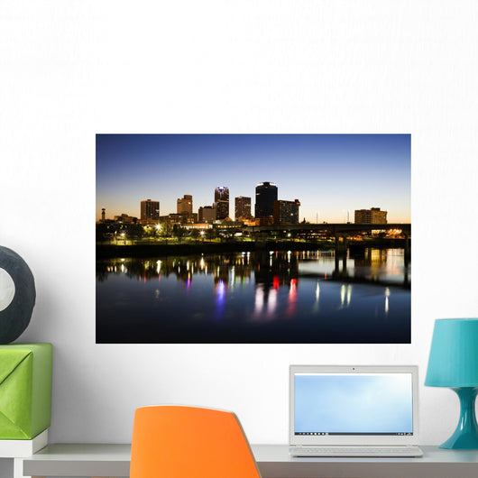 Blue Hour Little Rock Wall Decal