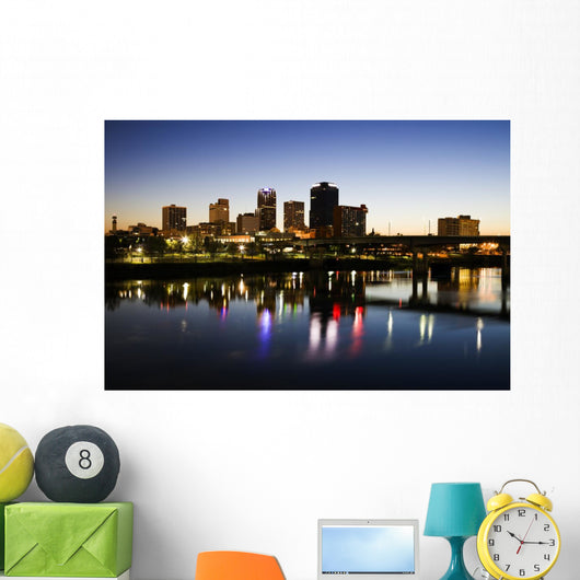 Blue Hour Little Rock Wall Decal