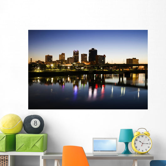 Blue Hour Little Rock Wall Decal