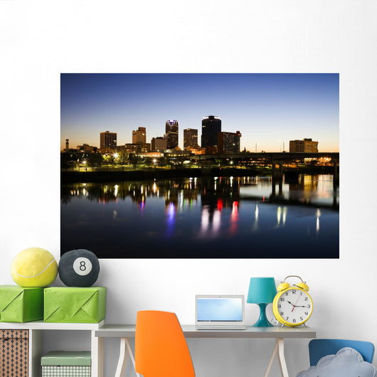 Blue Hour Little Rock Wall Decal