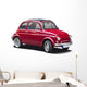 Classic Red Italian Supermini Car Wall Decal