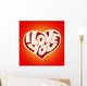 Heart I Love You Wall Decal