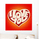 Heart I Love You Wall Decal