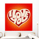 Heart I Love You Wall Decal