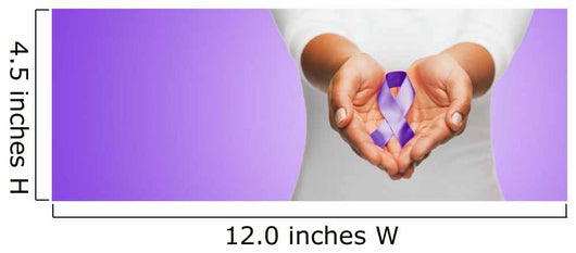 Up Hands Holding Purple Wall Decal