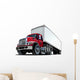 Cartoon Semi Truck Wall Decal