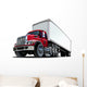 Cartoon Semi Truck Wall Decal