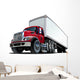 Cartoon Semi Truck Wall Decal