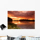 Lake Sunset with Reflection Wall Decal