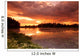 Lake Sunset with Reflection Wall Decal